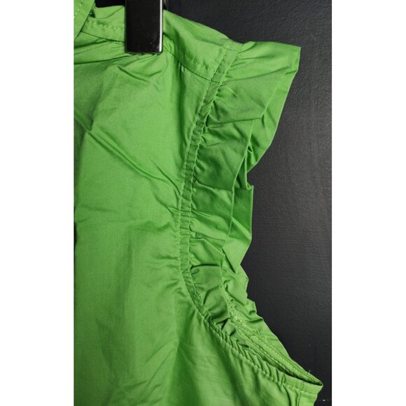 LOFT Green Sleeveless Pullover Blouse Women’s Size M Lightweight Chic Top NWT - Picture 2 of 7